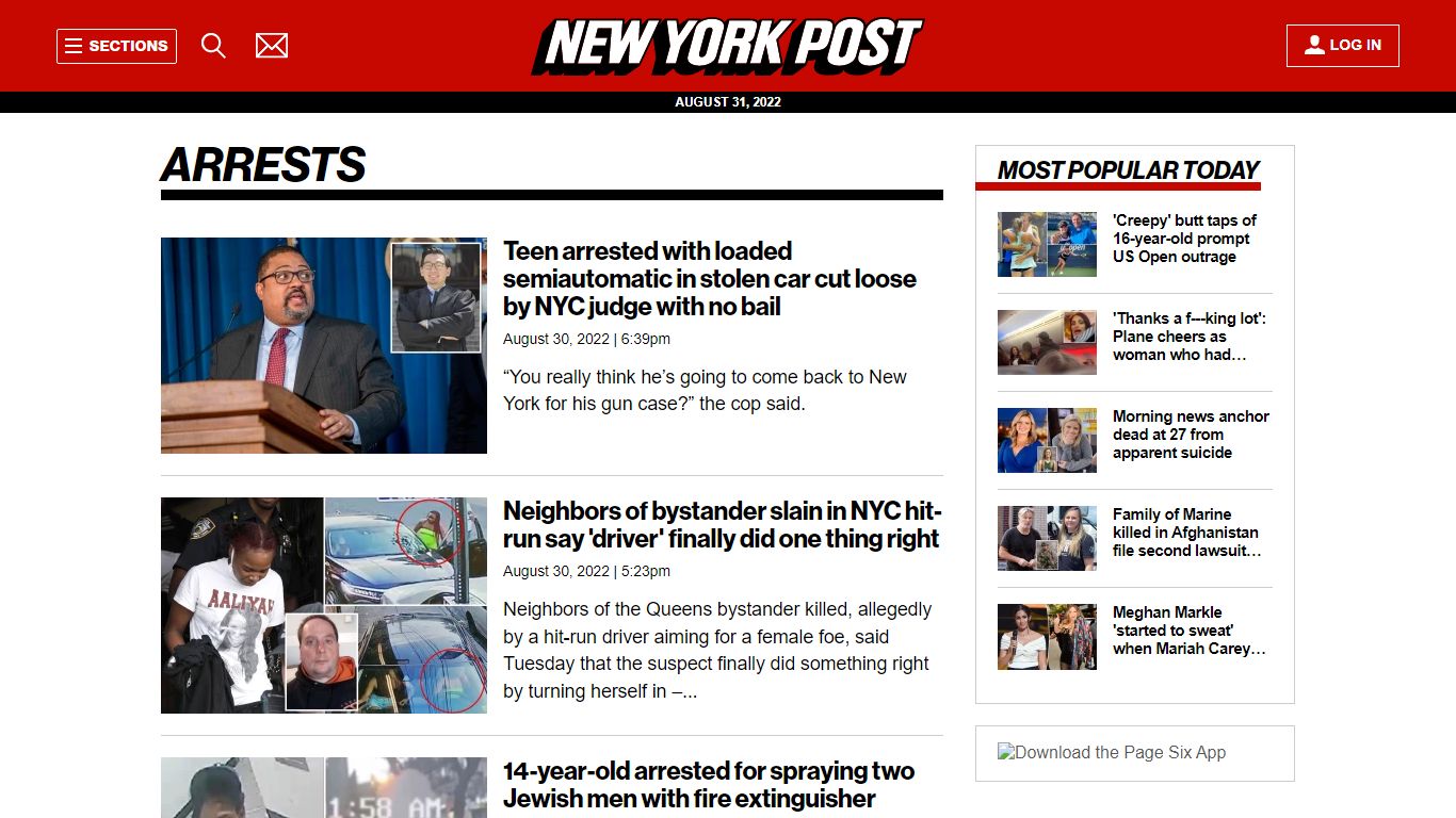 Arrests | New York Post